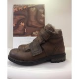 Ботинки Zecchino d'orо (мальчик) (натуральная кожа и мех, прошиты ручной стежкой )