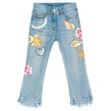 Джинсы Monnalisa Bimba SEA