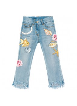 Джинсы Monnalisa Bimba SEA