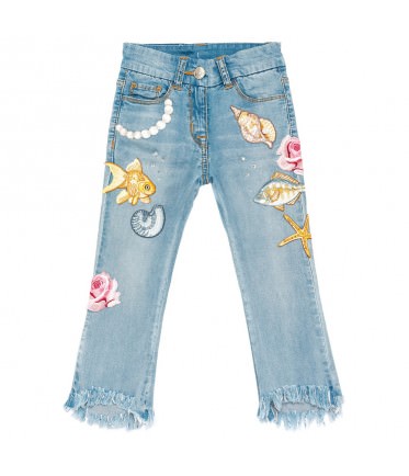 Джинсы Monnalisa Bimba SEA