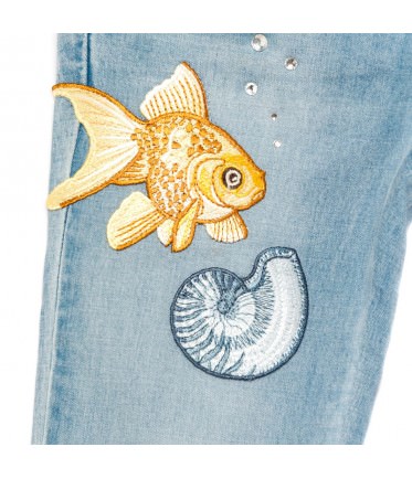 Джинсы Monnalisa Bimba SEA