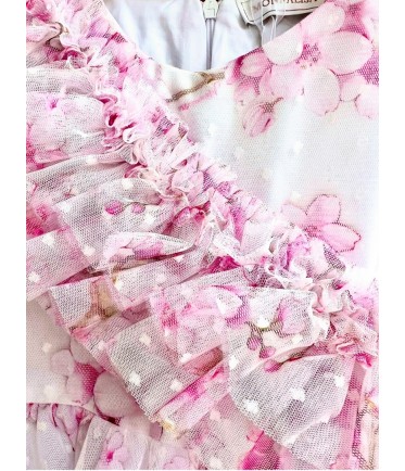 ПЛАТЬЕ MONNALISA BIMBA ( цвет белый )