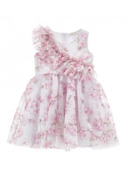 ПЛАТЬЕ MONNALISA BIMBA ( цвет белый )