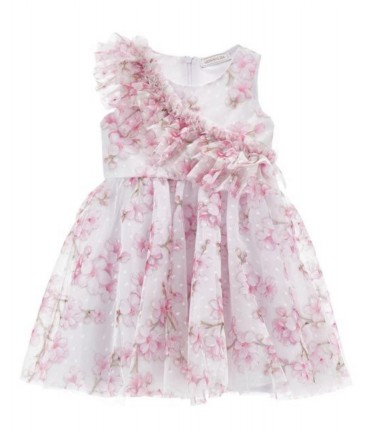 ПЛАТЬЕ MONNALISA BIMBA ( цвет белый )