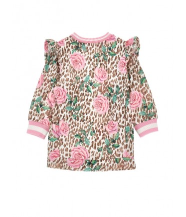 ПЛАТЬЕ- ТУНИКА  MONNALISA BIMBA ( на флисе)