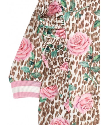 ПЛАТЬЕ- ТУНИКА  MONNALISA BIMBA ( на флисе)