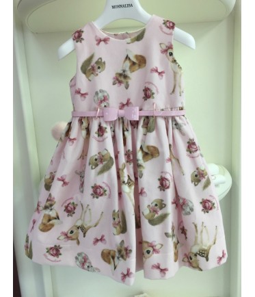 ПЛАТЬЕ MONNALISA BEBE ( ткань велюр)
