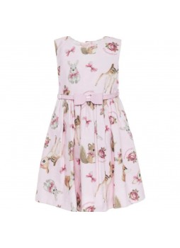 ПЛАТЬЕ MONNALISA BEBE ( ткань велюр)